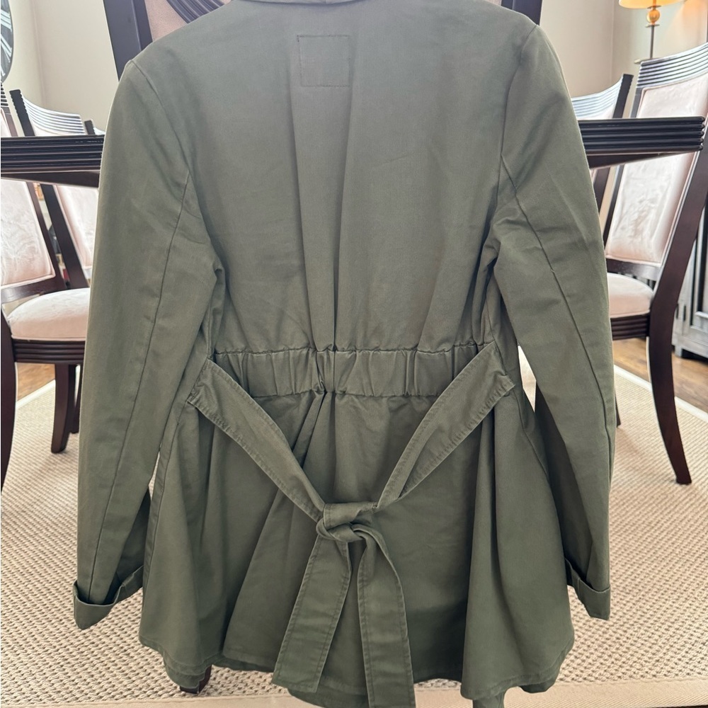 Marisa Webb Peplum Cut Military Jacket - Picture 3 of 6